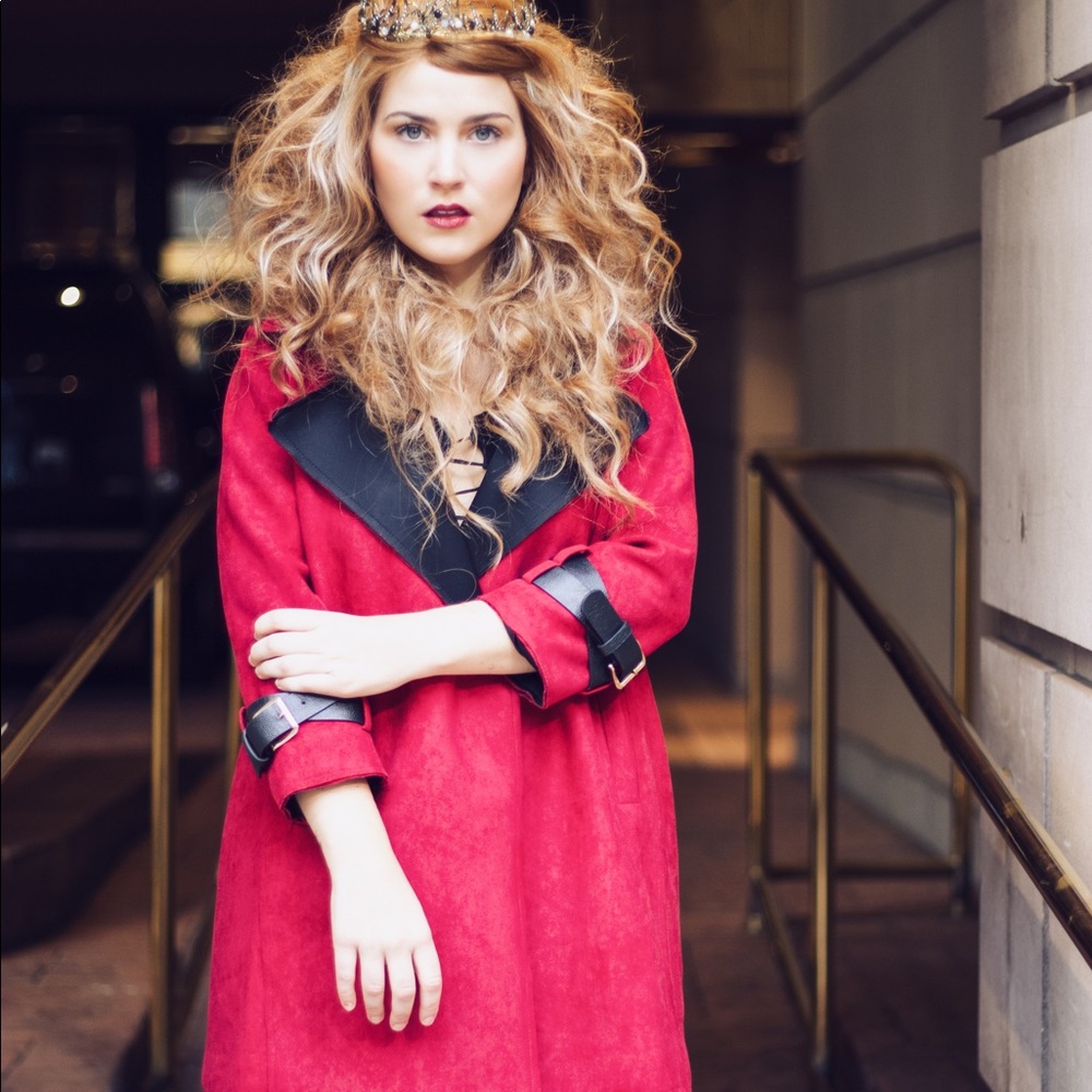 Suede Short Coat